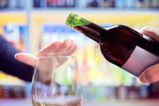 abstain from alcohol