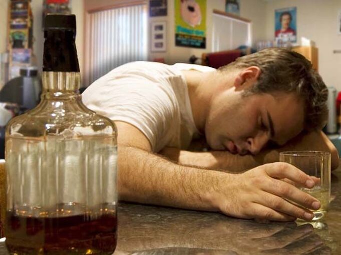 A man drinks alcohol, how to make him stop