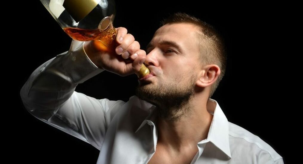 Man drinks whiskey what are the consequences