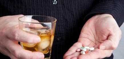 Alcohol as the reason for the wrong digestion